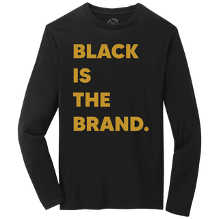 Black is the Brand Classic Long Sleeve Shirt - Gold