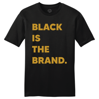 Black is the Brand Classic T-Shirt - Gold